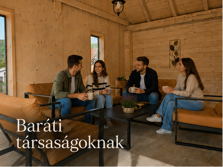 Bakonyi Kiscsillag, vendégház baráti társaságoknak.